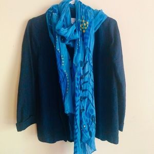 Gudrun Sjoden organic cotton scarf. New.